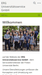 Mobile Screenshot of erggmbh.de