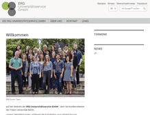 Tablet Screenshot of erggmbh.de